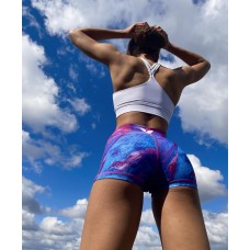 Training short multicolor MARBLE MADNESS for women | VOXY