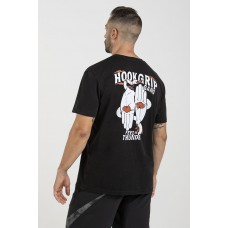 Black unisexe T-Shirt HOOKGRIP GANG | THUNDERNOISE