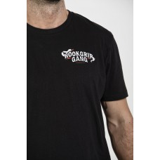 Black unisexe T-Shirt HOOKGRIP GANG | THUNDERNOISE