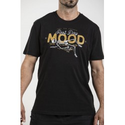 T-Shirt noir REST DAY | THUNDERNOISE