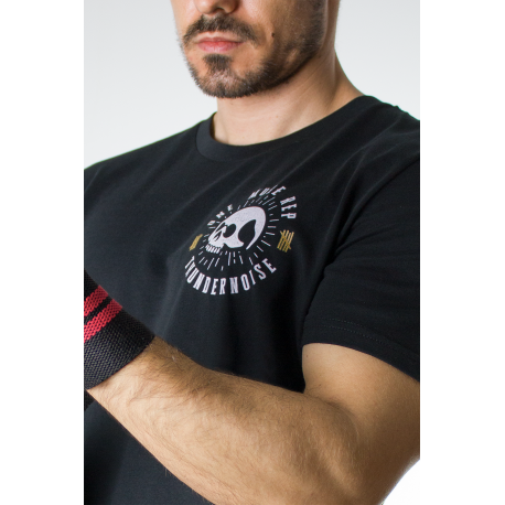 T-Shirt noir ONE MORE REP | THUNDERNOISE