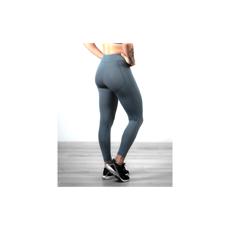 Women's workout legging middle waist NORTHERN SPIRIT Grey NEBULA model