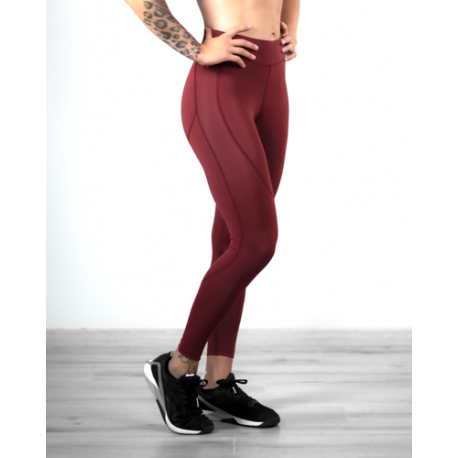 Legging femme NEBULA Bordeaux | NORTHERN SPIRIT