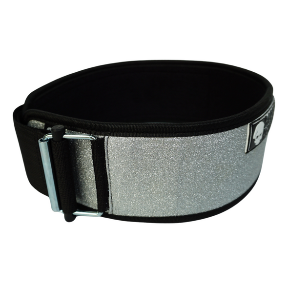 Ceinture haltérophilie grise Diams - Barbell Regiment — Blanc · Taille XS