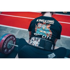THE SUMMER Straight Weightlifting Belt White | BARBELL REGIMENT