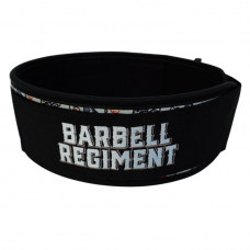 THE SUMMER Straight Weightlifting Belt White | BARBELL REGIMENT
