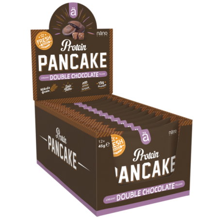 Pack de 12 Pancakes fourrés protéinés DOUBLE CHOCOLAT | NANO SUPPS