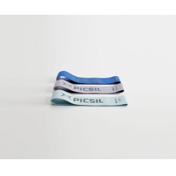 Pack of 3 fabric resistance bands blue| PICSIL SPORT