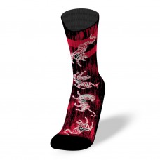 Chaussettes rouges CHINA TIGER | LITHE APPAREL