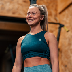 Brassière sport CHEST TANK - Tie Dye bleu | BARBELL REGIMENT