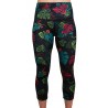 Training legging 3/4 mid waist multicolor SUPER MONSTERA | PROJECT X