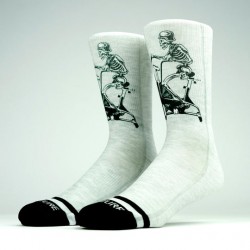 Chaussettes blanches DEATH BIKE | WODABLE