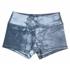 Short femme SAVAGE BARBELL modèle GRAY TIE DYE