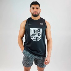 Muscle Tank black LONDON TRAINING JERSEY for men | WODABLE