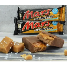 La marque MARS PROTEIN propose ses barres au Caramel Salé