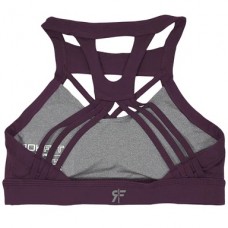 Training bra purple THE LACEY PLUM for women | ROKFIT