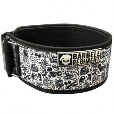 THE REGIMENT Weightlifting Belt White | BARBELL REGIMENT