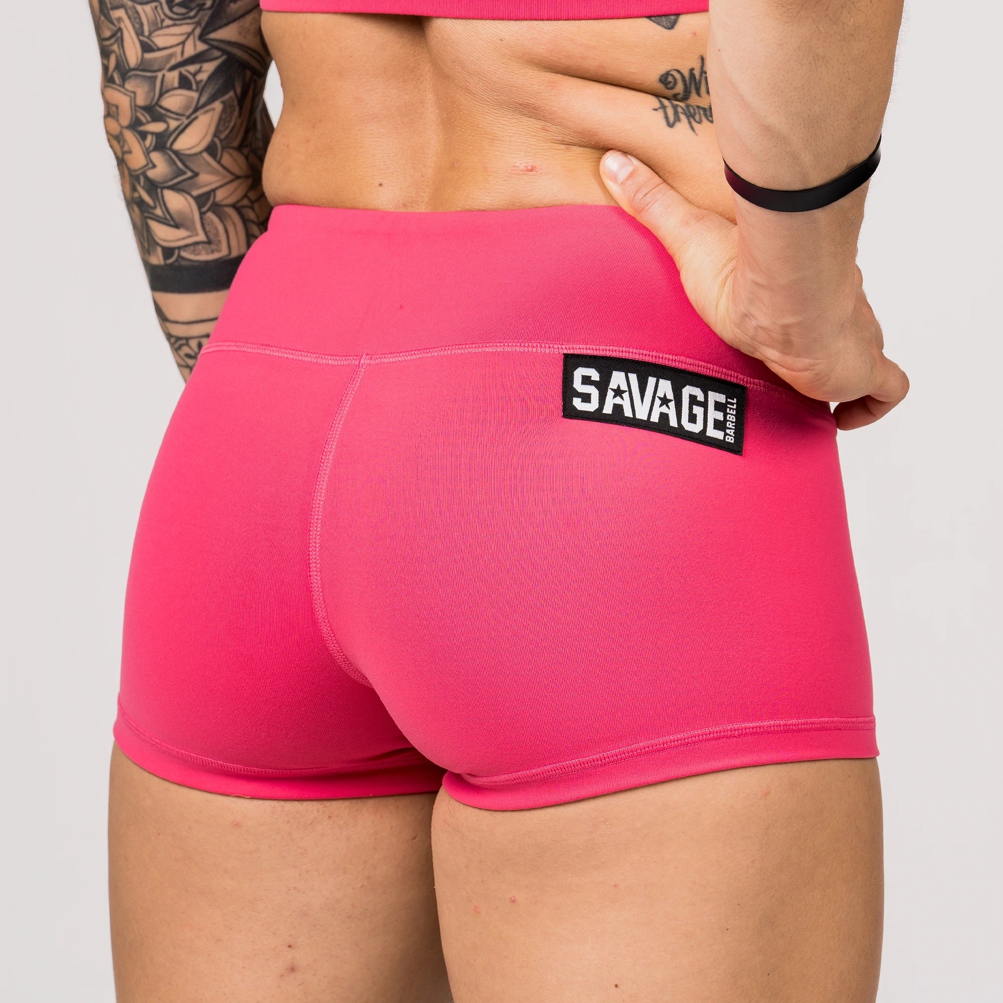 Short  femme Rose STRAWBERRY | SAVAGE BARBELL — Rose · Taille L
