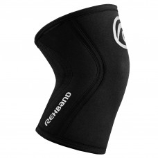 5 mm pair of Knee Sleeves Black - Silver | REHBAND