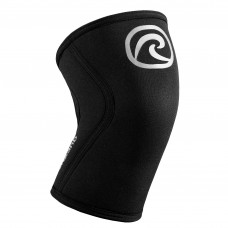 5 mm pair of Knee Sleeves Black - Silver | REHBAND