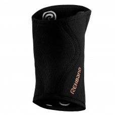 5 mm pair of Knee Sleeves Black - Copper | REHBAND