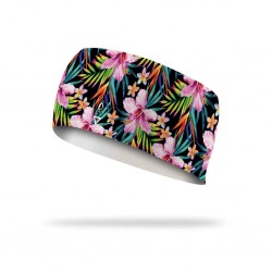 Bandeau élastique multicolor HIBISCUS HEAVEN | LITHE APPAREL