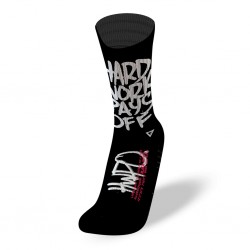 Chaussettes HARD WORK PAYS OFF | BLACK 22 noires | LITHE APPAREL