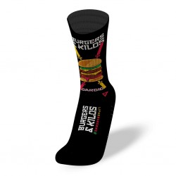 Black workout socks BURGER + KILOS | LITHE APPAREL