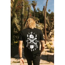 T-Shirt noir BOX JUMP VIBES | THUNDERNOISE