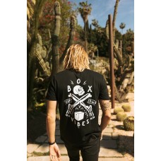 T-Shirt noir BOX JUMP VIBES | THUNDERNOISE