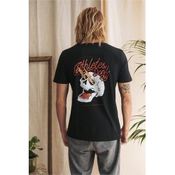 T-Shirt noir ATHLETES DON'T CRY | THUNDERNOISE