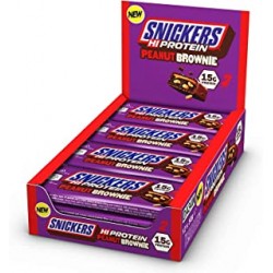 Pack de 12 Barres protéinées SNICKERS PROTEIN PEANUT BROWNIE | MARS PROTEIN