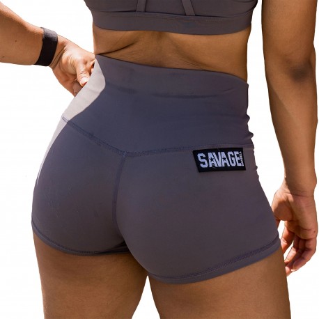 Training short HIGH WAIST PEPPER for women | SAVAGE BARBELL