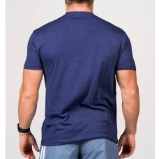 T-Shirt homme SAVAGE BARBELL modèle GYM LIFE bleu