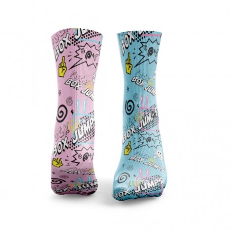 Chaussettes multicolores F BOX JUMPS | HEXXEE SOCKS