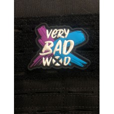 BRUSH black 3D PVC velcro patch | VERY BAD WOD