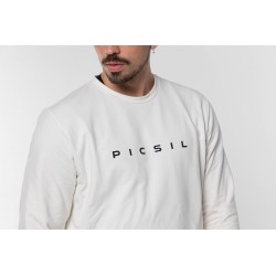 Sweatshirt homme blanc CORE WOD | PICSIL