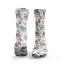 Multicolor workout SLEEPY SLOTH socks I HEXXEE SOCKS