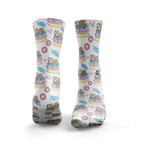 Chaussettes multicolores SLEEPY SLOTH SOCKS | HEXXEE SOCKS — Multicolor · Taille S (36-40)