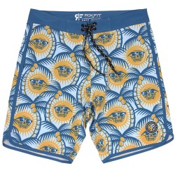 Boardshort bleu BREAK homme | ROKFIT