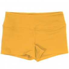 Short ROKFIT Femme taille middle jaune GOLD