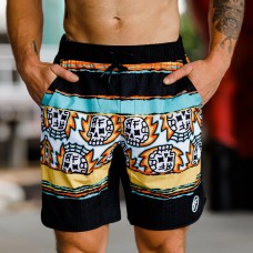 ROKFIT Short homme noir GRIND EMBRACE THE PROCESS