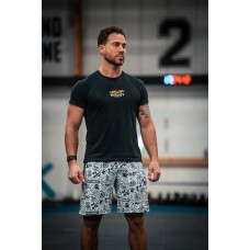 Men's THE REGIMENT white workout short | BARBELL REGIMENT