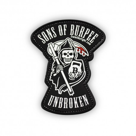 SONS OF BURPEE PVC velcro patch | TRAIN LIKE FIGHT