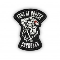 SONS OF BURPEE PVC velcro patch | TRAIN LIKE FIGHT