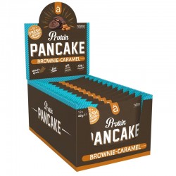Pack de 12 Pancakes fourrés protéinés CARAMEL BROWNIE | NANO SUPPS