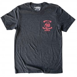 T-Shirt gris foncé DINO CREW | BARBELL REGIMENT