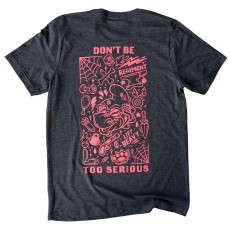 T-Shirt gris foncé DINO CREW | BARBELL REGIMENT