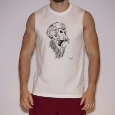 Muscle Tank homme blanc GORILLA OPS| VERY BAD WOD