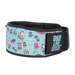 RAINBOW COOKIE ATTITUDE Weightlifting Belt soft blue| BARBELL REGIMENT